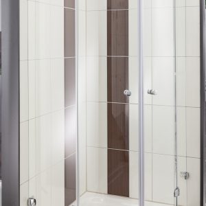 Doppeltürige Runddusche