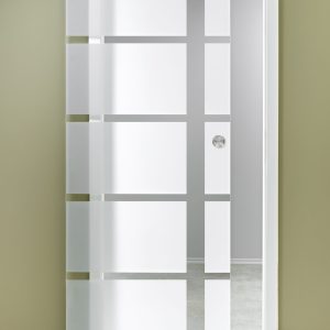 Glasschiebetür "Kreuz": Ein Traum für Freunde klarer Formen