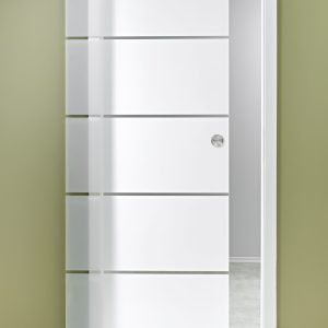 Glasschiebetür "Streifen": Gestreifte Eleganz