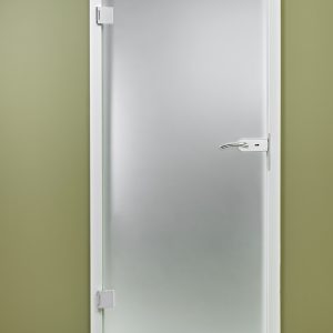 Glastür "Satinato": Motivlos und blickdicht