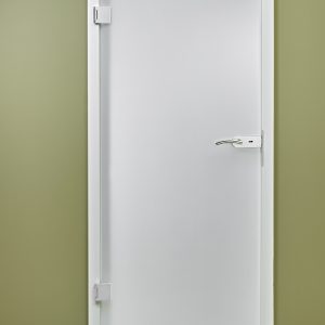 Glastür "Weißglas Siebdruck": Schlicht und flexibel einsetzbar