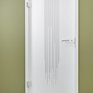 Glastür "Linien": Zeigen Sie Linientreue