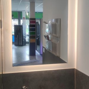 Spiegel nach Maß im Gäste WC