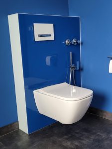 WC Kasten Verglasung