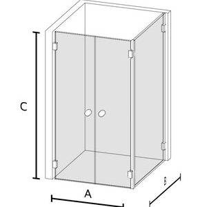 Duschabtrennung GD 2.1.3: Schön und stabil