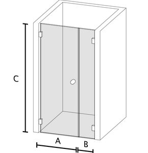 Duschabtrennung GD 2.1.1: Erfrischend günstige Maßarbeit